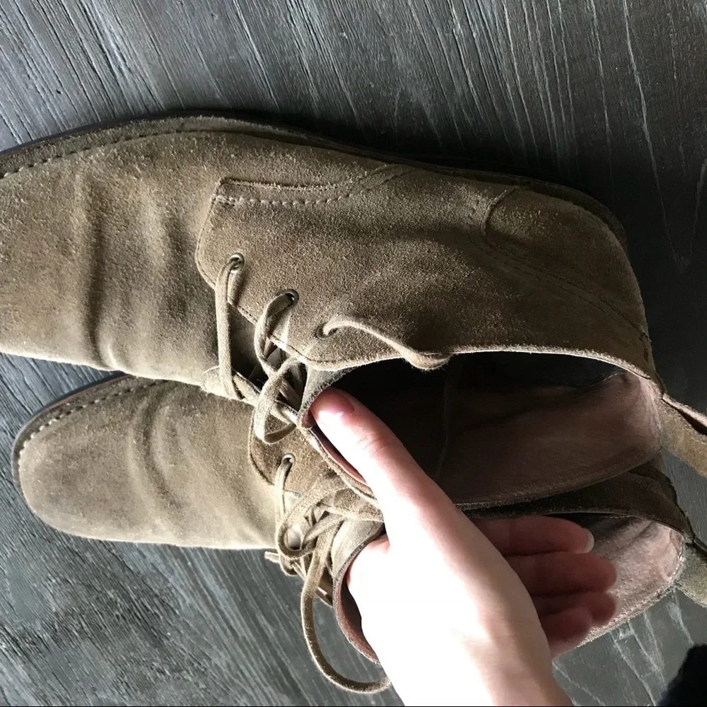 Andrew marc chukka suede boot